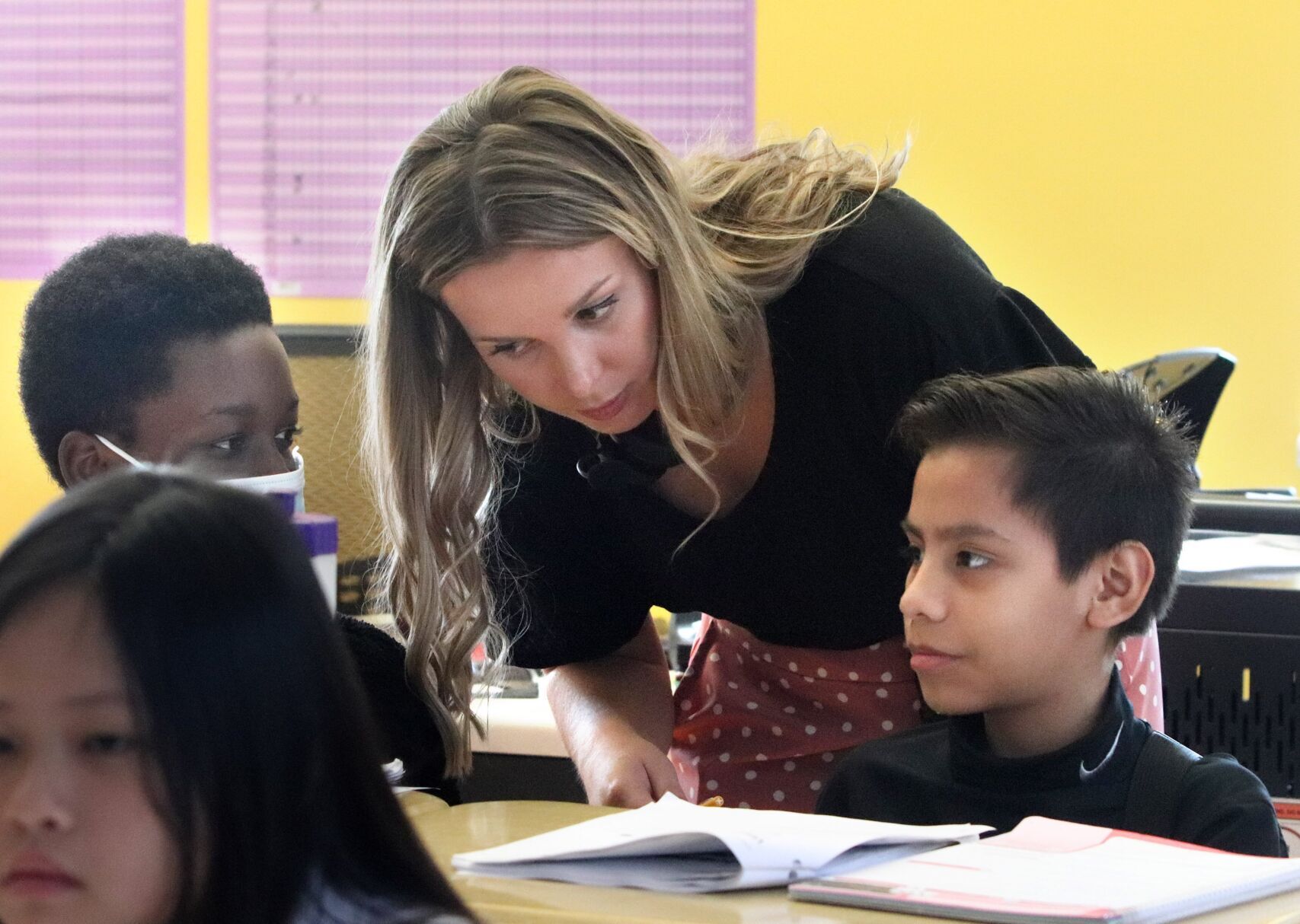 Virtual teaching at Momentum Academy